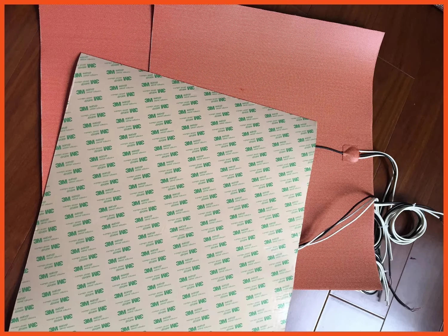 

280X280mm 600W@120V Authentic Silicone Heater Pad for 3D Printer Heated Bed,Build Plate Heating Element