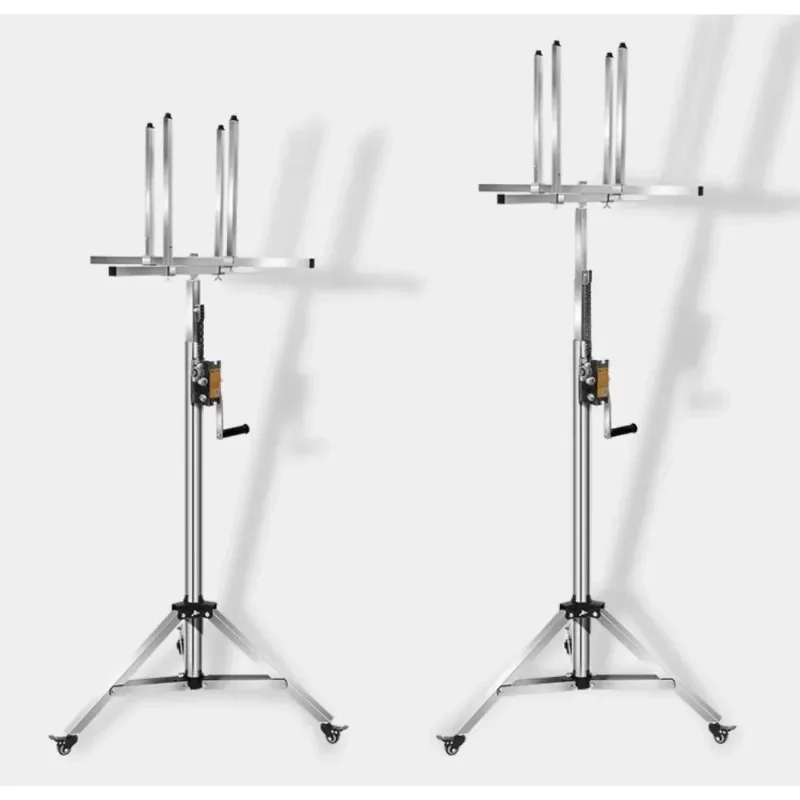 Multifunctional Lamp Mounting Bracket Lifting Stable Triangular Base Mobile Thickened Stainless Steel Studio Light Stand Holder