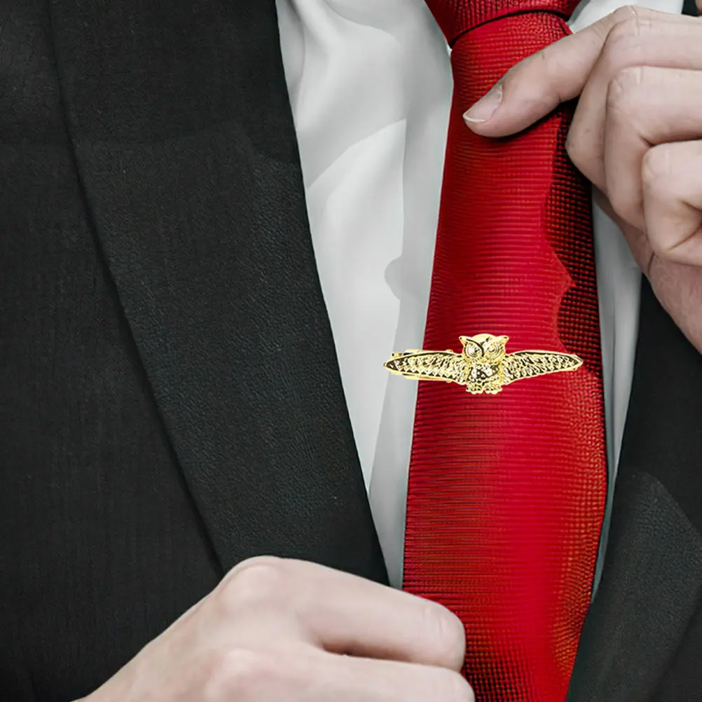 

2pcs Clip Elegant Zinc Alloy Business Suit Accessory Durable Formal Wedding Mens Necktie Bar Shirt Holder Shawl