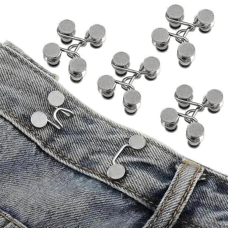 2/4/8 Sets Hosen-Taillenverengungs-Knöpfe, Jeans-Knopfverengungs-Set zur Verengung der Taille – Detail 3