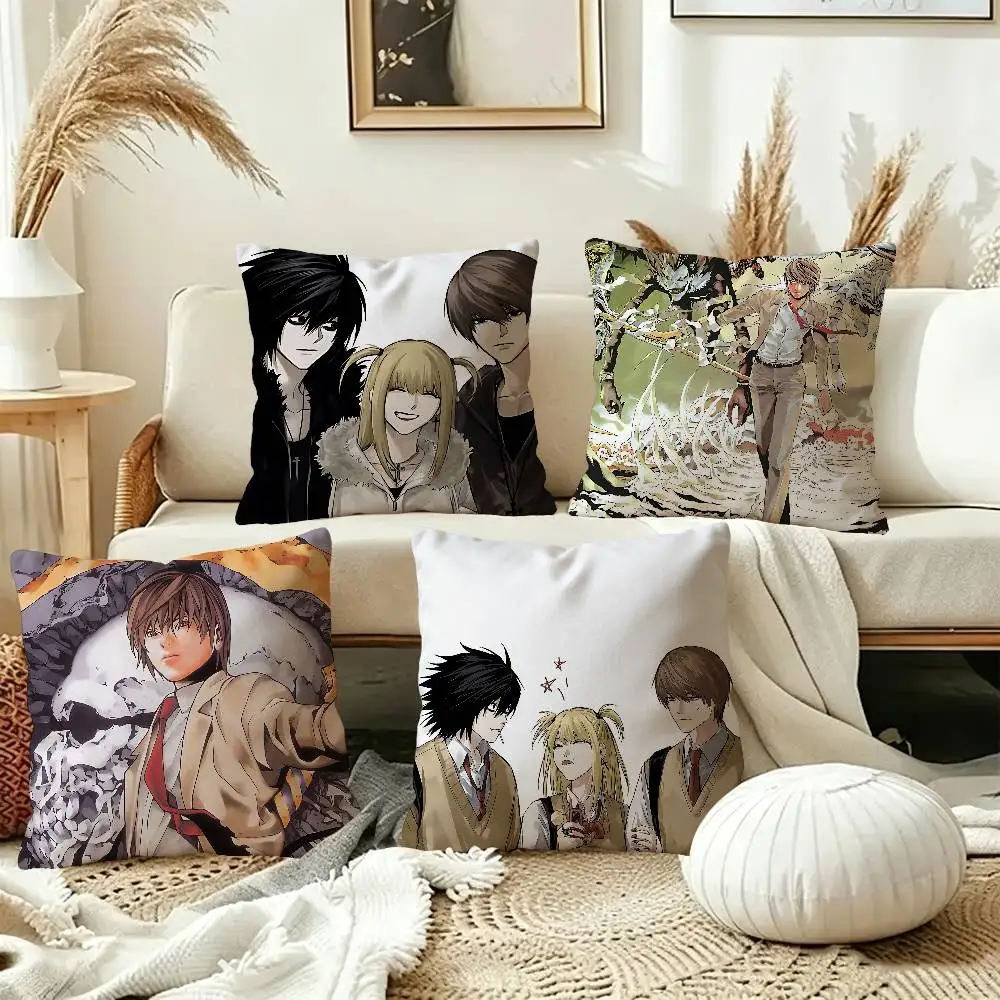 Anime Death Note Lucky Dragon pillow cover sofa cushion cover home room decoration children gift