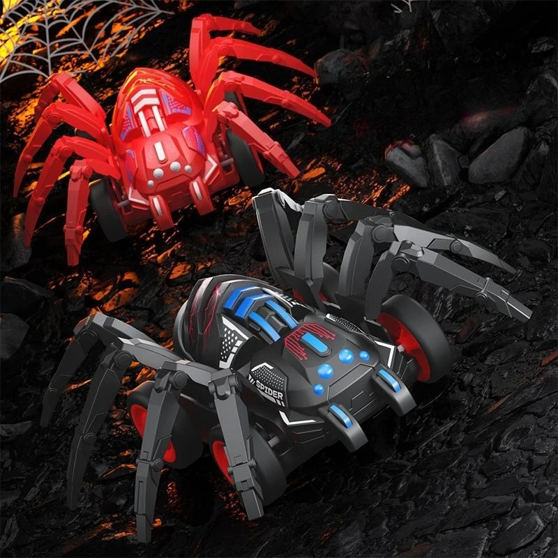 

Inertial Power Spider Car Collect Plastic Model Toys Prank Children's Toy for Boy Halloween Gift GiftsBirthday Guests Gifts