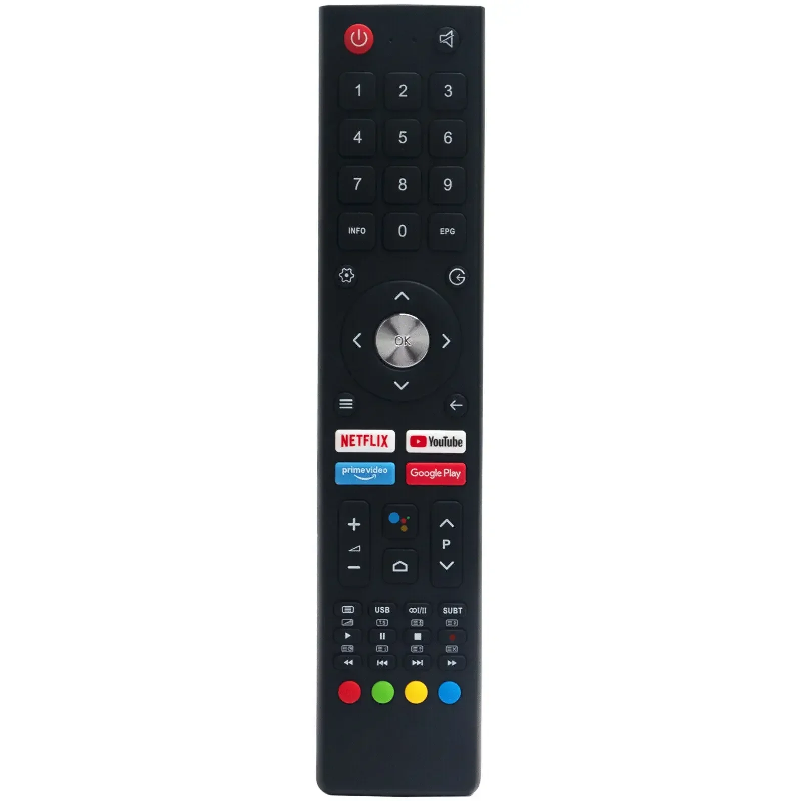 Remote Control For Chiq L24D6C, L32D6C, L32G7P, L40G7P U43G7P, U50G7P, U55G7P, U58G7P, U65G5L,U65G7P Smart LED LCD TV