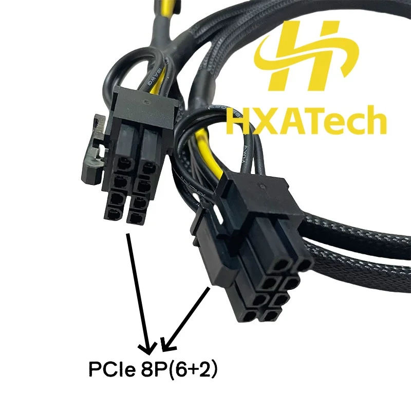 HXATech - High Quality PSU 10pin to 8+8p PCI-E Graphic Card Power Cable for HP DL388 DL380 Gen9 Gen7 Gen8 and GPU Card 3090 3080