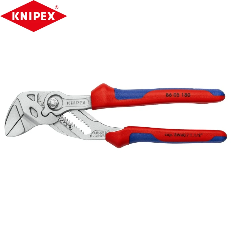 KNIPEX 86 05 150 Pliers Wrench Chromium Plated Vanadium Steel Water Pump Plier Knipex 86 05 180 Hand Tools 86 05 250