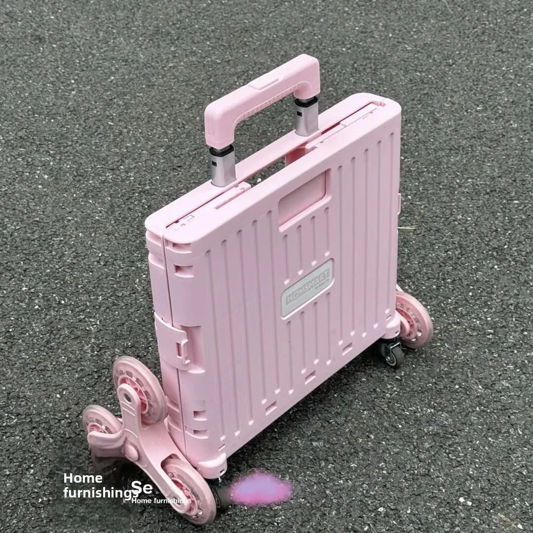 持ち運び可能な軽量折りたたみ式ショッピングカート、キャンプ用ロッドシェルフ付き、便利な野菜の買い物やスナックの保管に最適なユーティリティカート