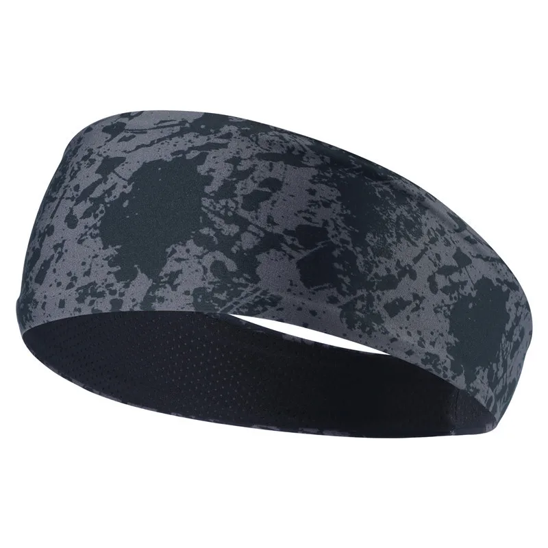 Men Women Anti-Sweat Cycling Headband Lycra Absorbent Bandana Summer Sport Hair Sweatband Bike Headwear Running Fitness Hairband