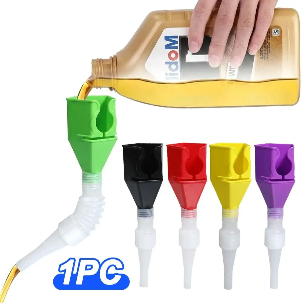 

Soft Foldable Car Refueling Funnel Portable Multifunctional Oil Funnel Scalable Oil Filter Transfer Funnels