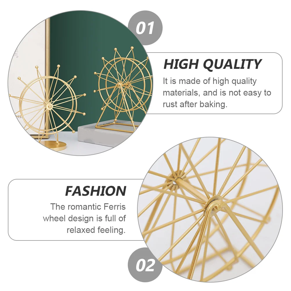 

Premium Sky Wheel Ornament Creative Ferris Wheel Decor Desktop Room Adornment Practical Home Decoration Gift Idea