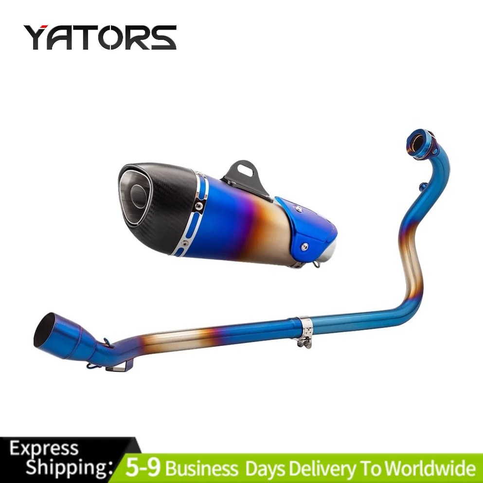 

Exhausts Pipes Exhaust Front Link Pipe For Yamaha FZ250 FZS250 Fazer 250 Muffler Escape Modify Exhaust Systems