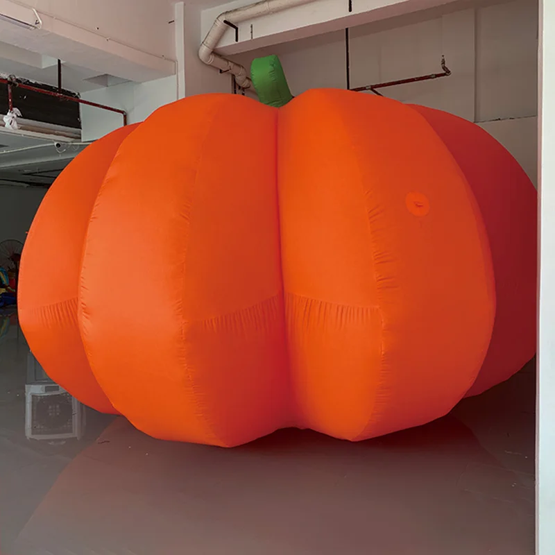 Calabazas inflables con sopladores, accesorios decorativos para actividades cuadradas al aire libre de Halloween