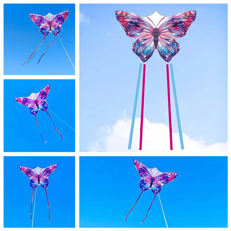 Free Shipping butterfly kite flying for kids kites factory toy sports wind kite children Hand sanitizer toys for boy kitesurf