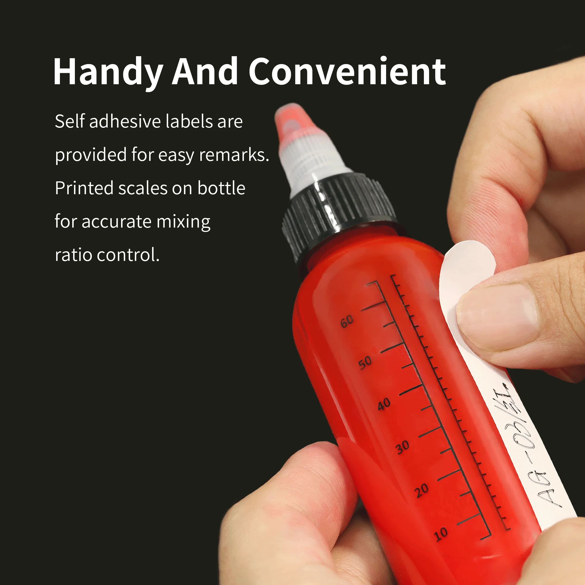 DSPIAE MS-B75 Paint Mixing Bottle for Gundam Military Model Making Tool 75ml Assembly Model Building Tool DIY Making Hobby Craft