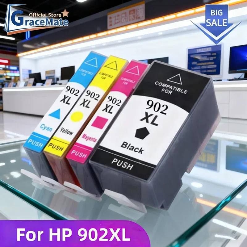 Cartucho de tinta 902 XL para impresora HP Officejet 6962 6950 6951 6958 Pro 6978 6974 6975 6976 6979 6954 6960 6968 6961 6963