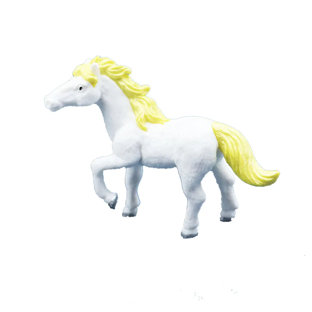 Pferde-Kuchendekoration Realistische Pferdefiguren Laufende Tierfiguren Mini-Scheunenspielzeug für Kinder Cowboy-Geburtstagsparty-Zubehör – Detail 8