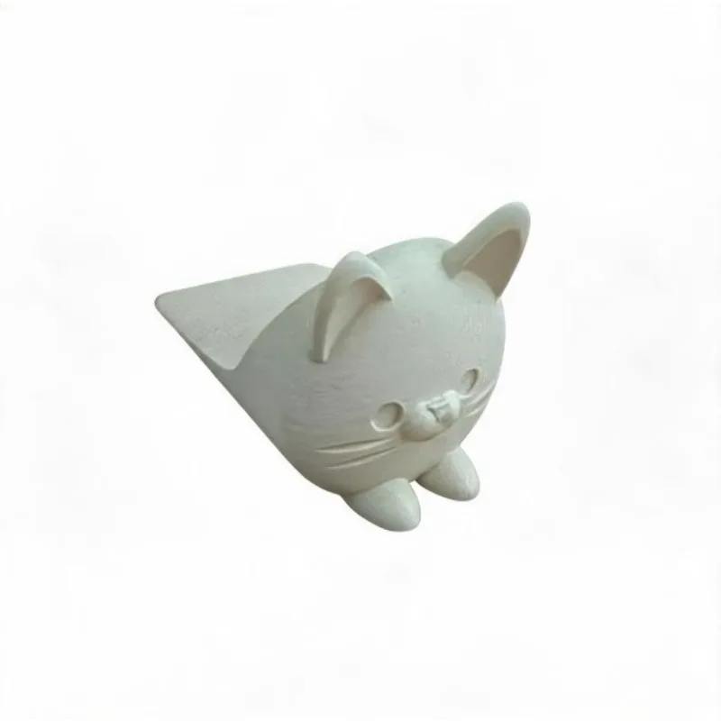 Cute Cat Door Stopper, 3D Printed Non‑Slip Door Wedge Holder, Decorative Door Stop for Bedroom Use