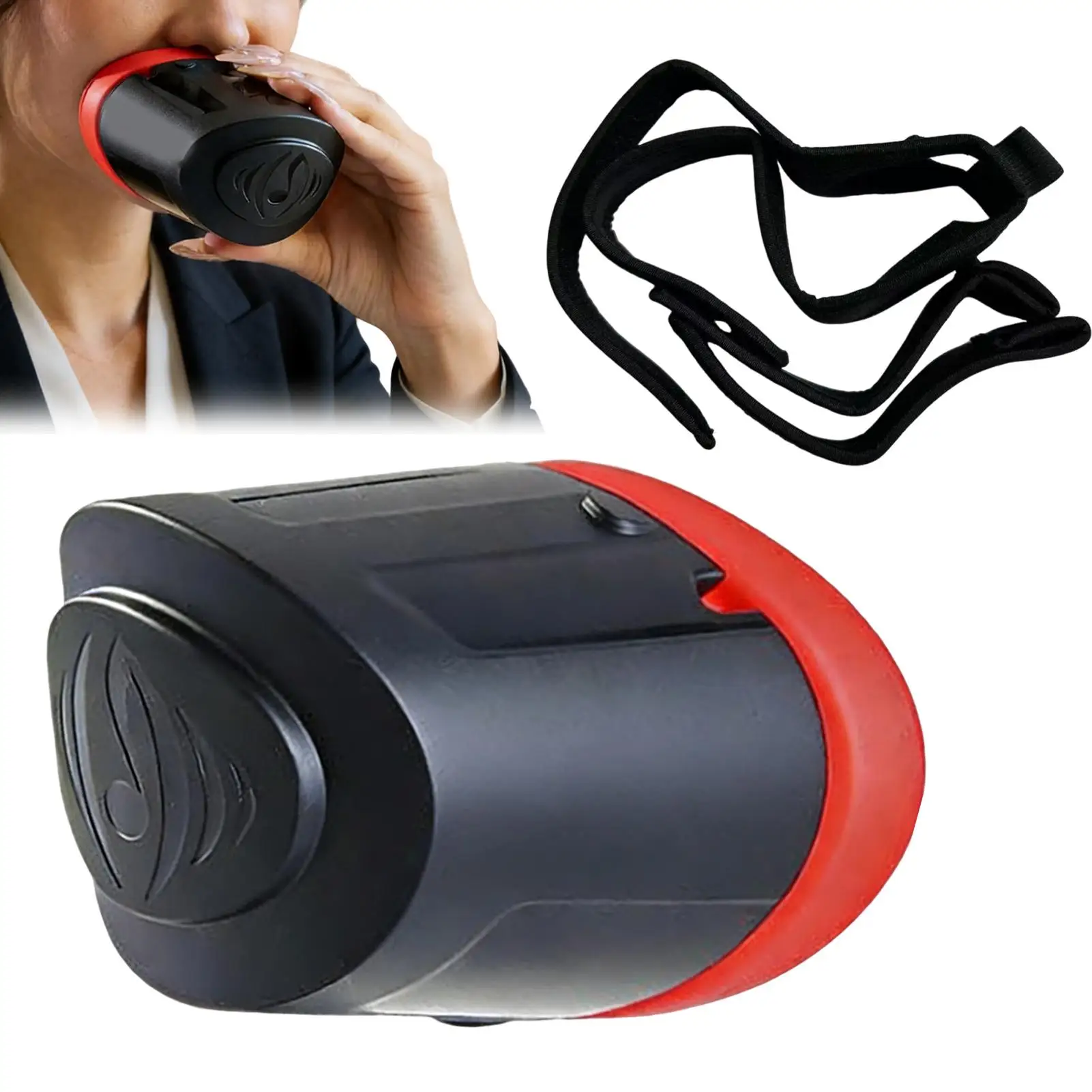 Silent Singing Voice Isolator, Portable Soundproof Mask for Vocal Practice, Noise Blocking Warm-Up Device