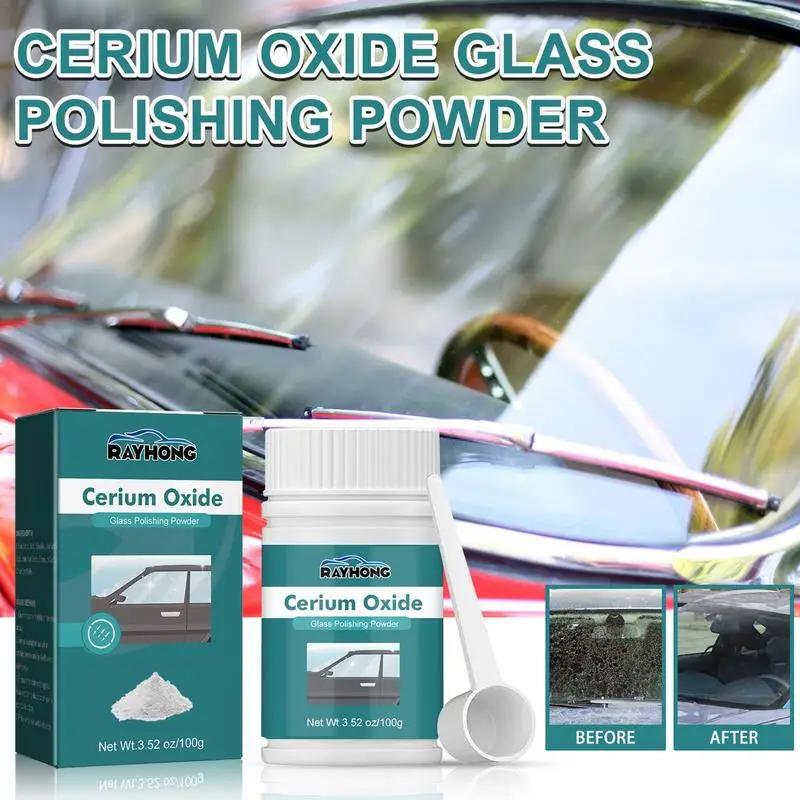 

Window Glass Crack Repair Multifunction Scratch Removal Repair Cerium Oxide Polishing Powder Optical Compound For Window Repair