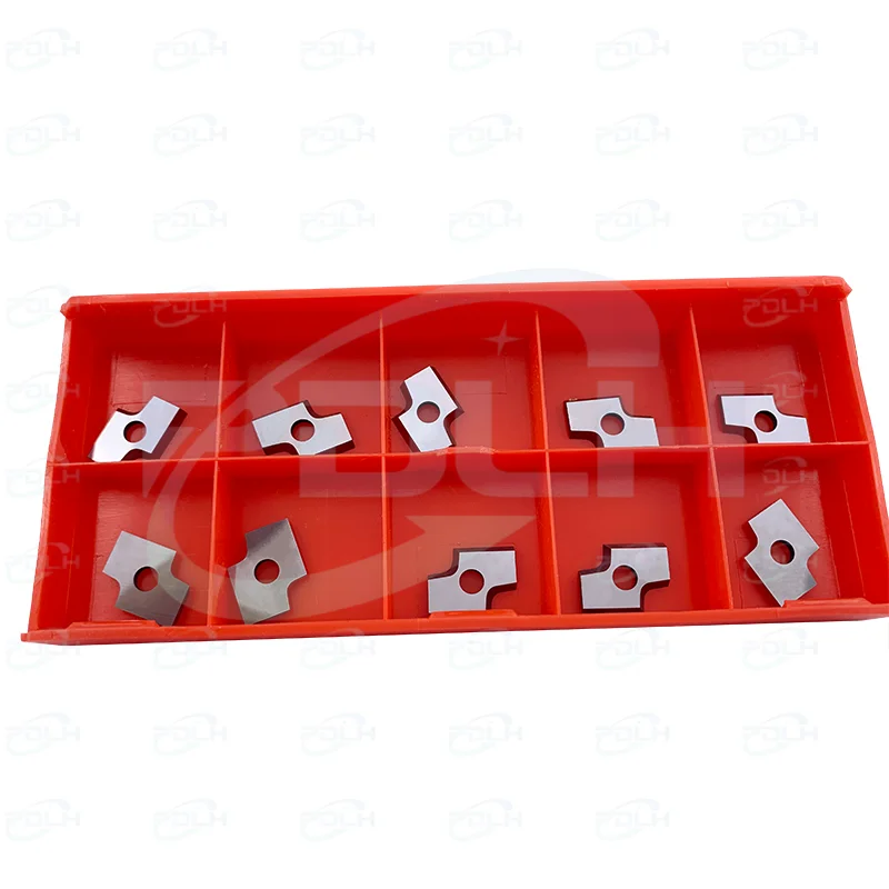 10PCS Scraping Blade 14.6x12x1.5mm R2 For Fully Automatic Edge Banding Machine  Tool