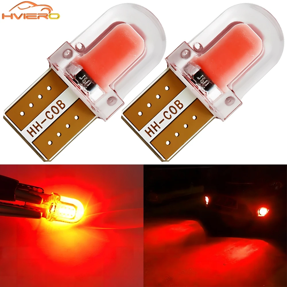 

2/4/10PCS Auto Super Bright Wedge Canbus W5w T10 194 168 Car Led Cob 4smd Parking Light License Map Turn Signals Light Door Bulb