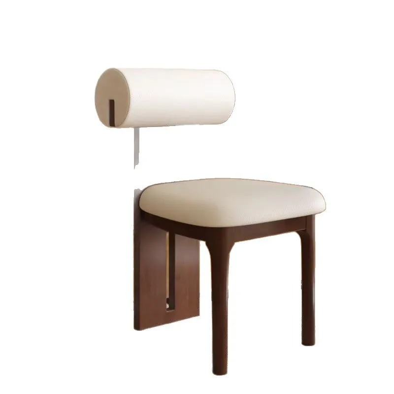 

Retro solid wood dining chair, home Internet celebrity back chair, restaurant in the ancient style