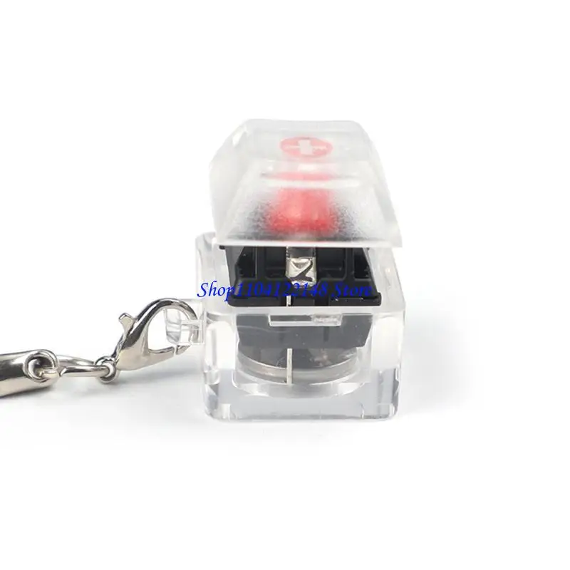 P9FA 1-Key Cherry MX Kailh Switch Tester with Translucent Keycap Switch Keychain