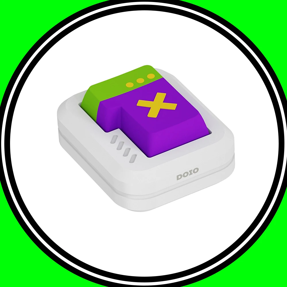 

DOIO KB01-14 Механическая клавиатура из алюминиевого сплава Проводной контроллер возврата каретки Настольный ключ питания Внешний настольный выключатель питания