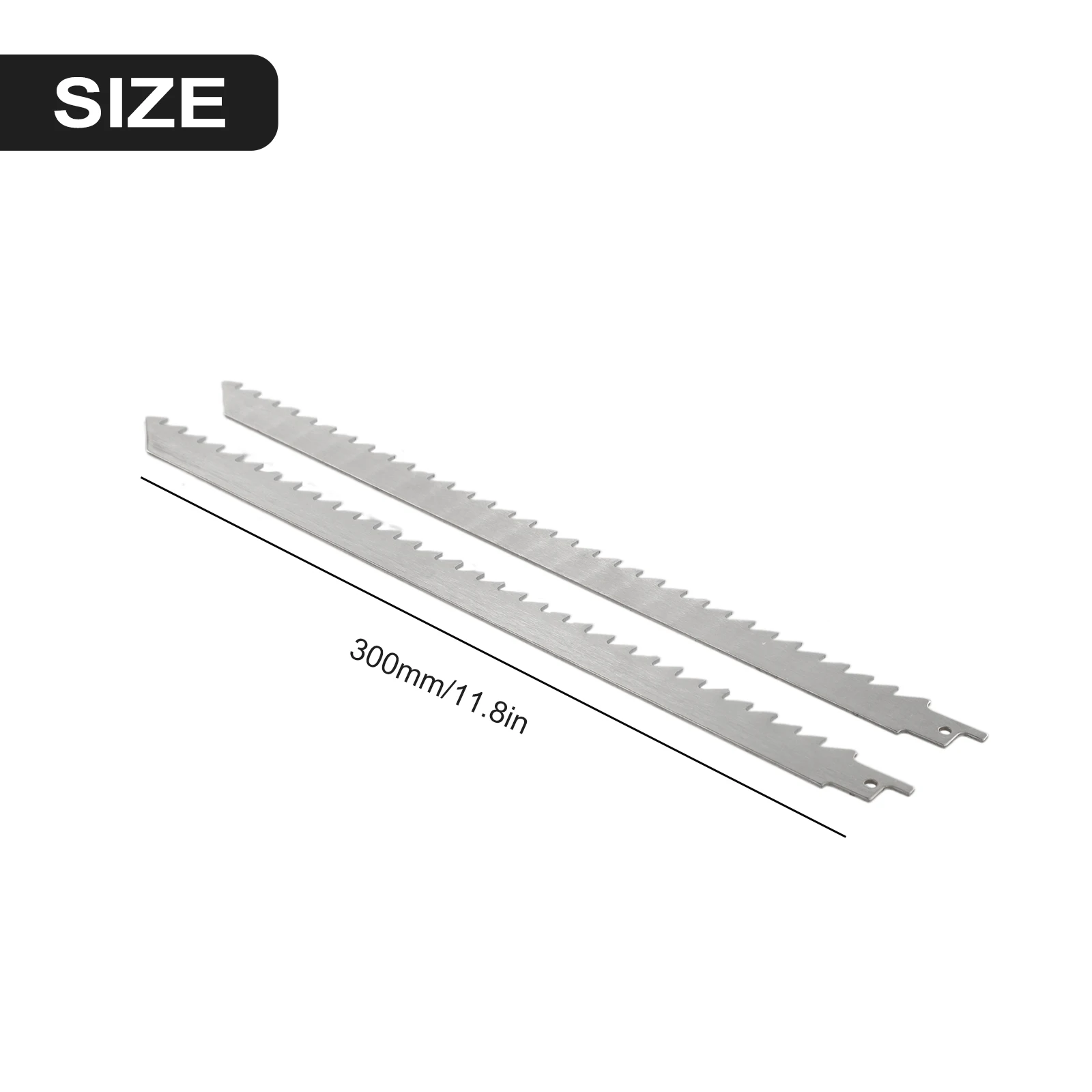 2 Piece Reciprocating Saw For Blades 300mm S1211K For Meat Ice Wood Cutting Fine Tooth Design For Workshop And Industrial Use