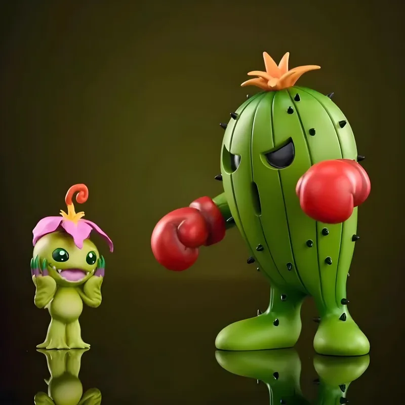 Figuras de acción de Digimon Adventure de Anime, 11cm/4,3 pulgadas, Palmon Evolution Togemon, colección de estatuas de Pvc, modelo de juguetes, regalos