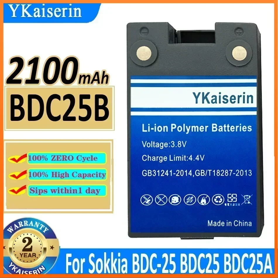 

Аккумуляторная батарея ykaisсеребрина 2100 мАч BDC25B для цифровых батарей BDC-25 BDC25 BDC25A