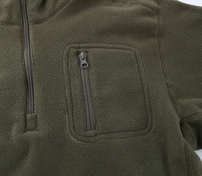 Herren Outdoor Wandern Warme Fleecejacke Liner Fans Trainingsjacken Herbst Winter Winddichte Pullover Tops – Detail 21