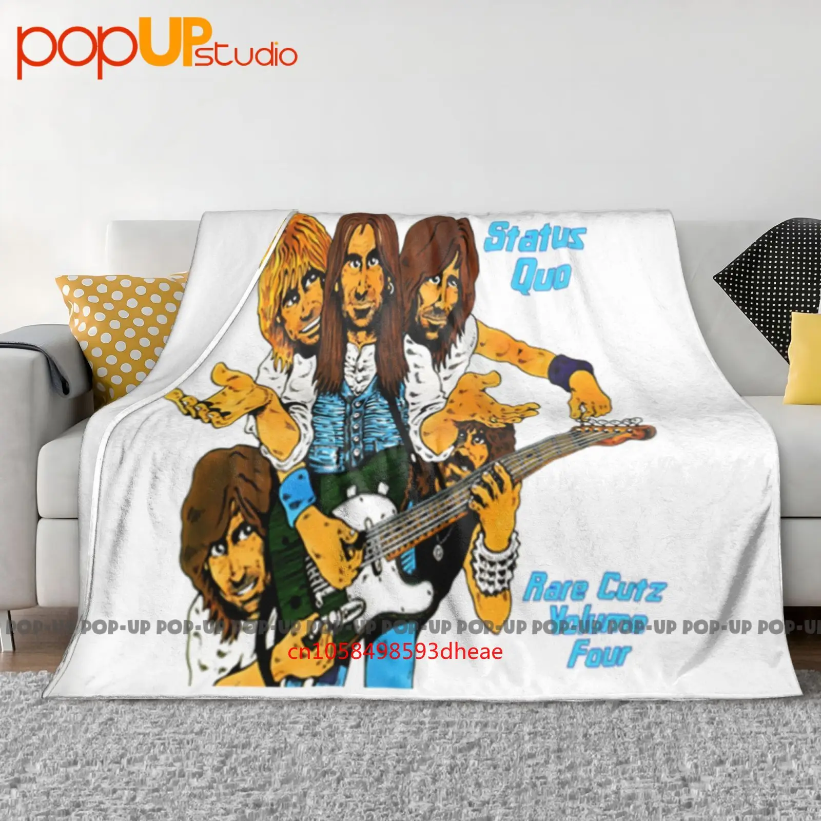 بطانية Status Quo Band Rock فائقة النعومة، غطاء أريكة شتوي، أغطية سرير #1