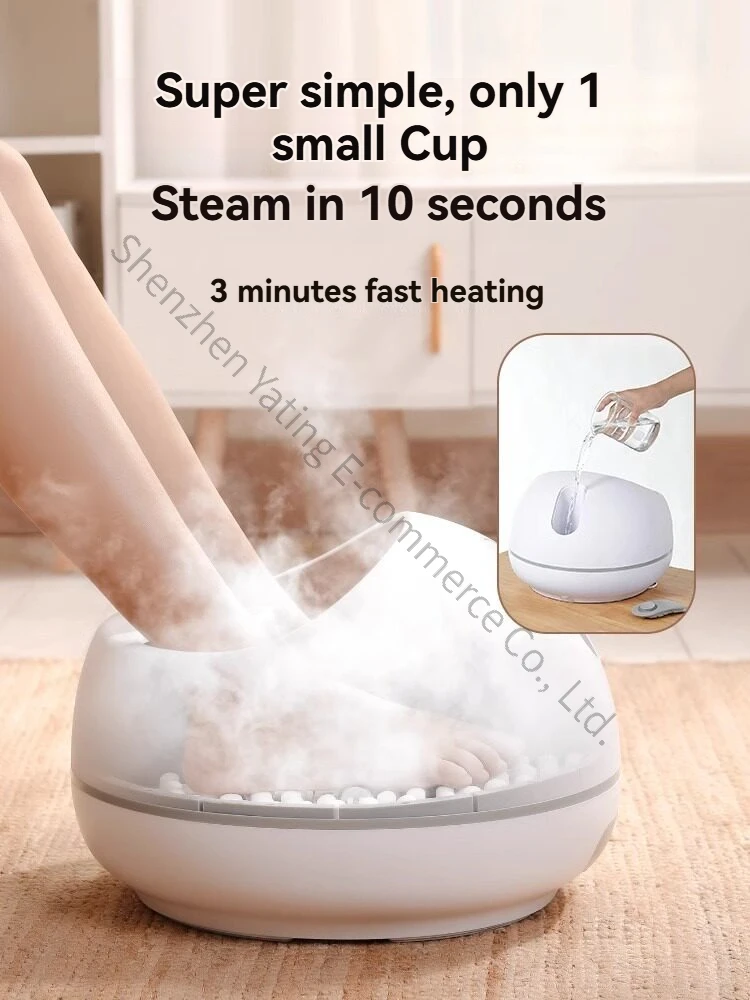 Steam Foot Therapy Machine Bath Fumigation Foot Steamer Massage Heating Constant Temperature Foot Soaking Bucket Artifact
