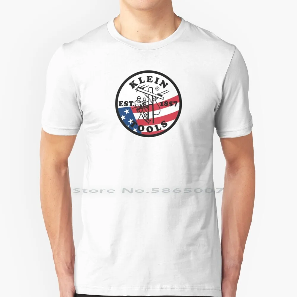 Klein Tools-Est . 1857 Logo ( Usa ) 100% Cotton T Shirt Klein Tools Electrician Sparky Tradesman Hard Builder Money Site