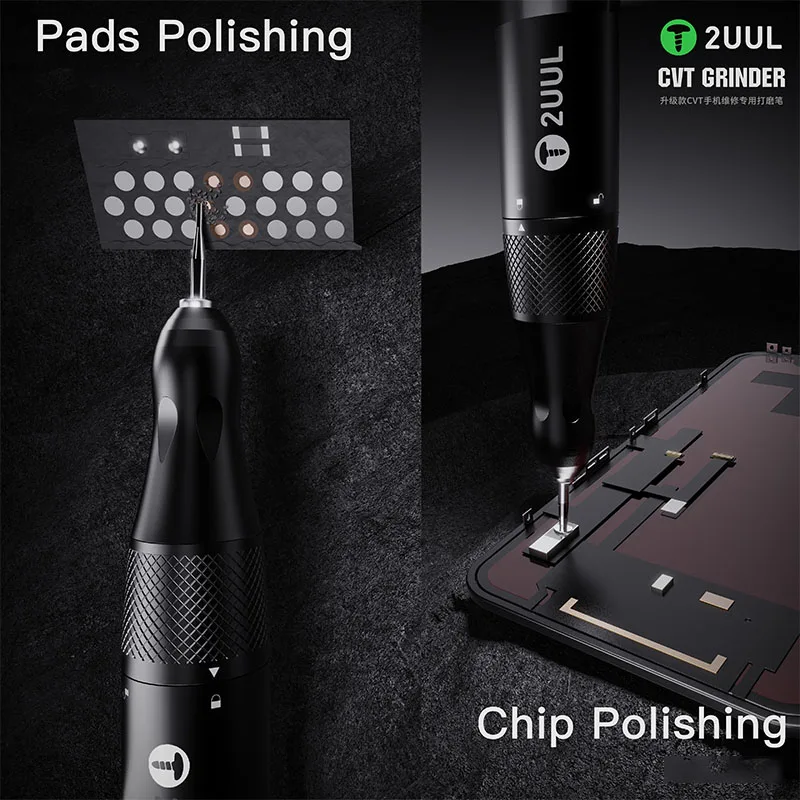 2UUL DA84 CVT Grinding Pen Stepless Speed Control Drill Pen Engraving Machine for Motherboard PCB IC Frame Correction Grinder