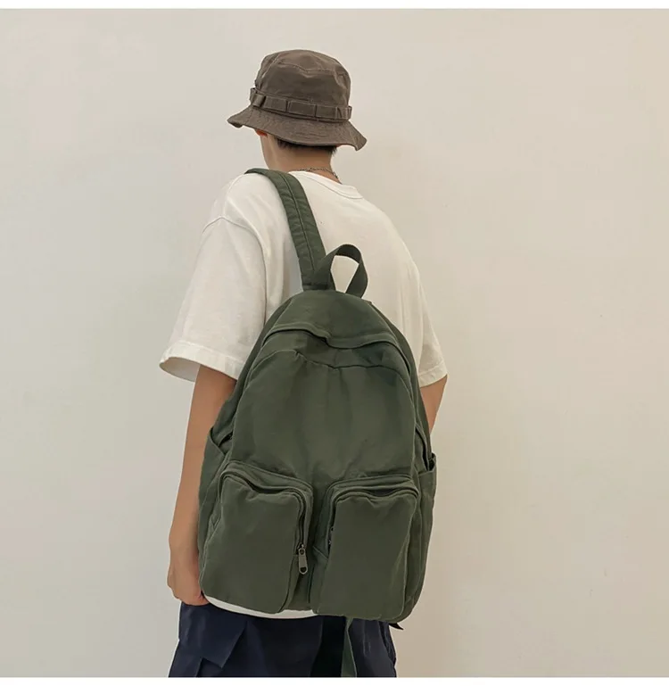 New Universal Casual Trendy Student Backpack Large Capacity Schoolbag Fashion Travel Bag Unisex Laptop Backpack