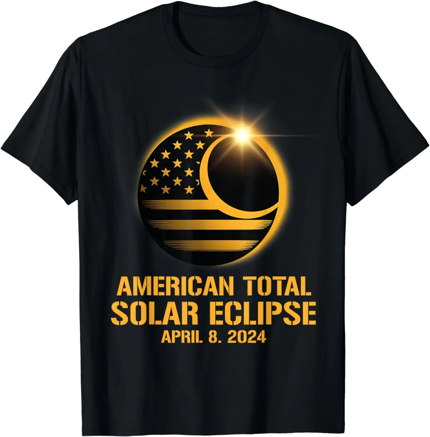

American Total Solar Eclipse April 8 2024 Totality Astronomy T-Shirt