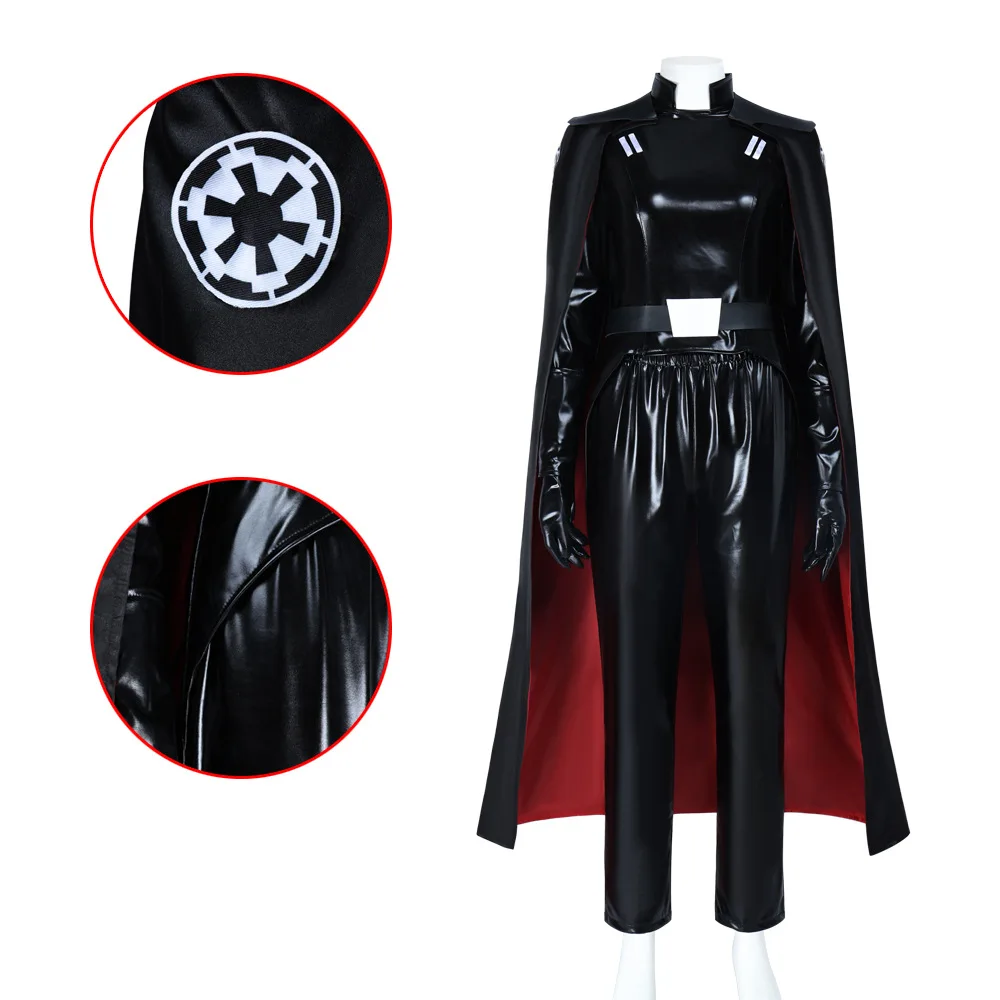 

Movie Sith Cosplay Costume Black Outfits Woman Halloween Carnival Cosplay Sith Customized Clothes