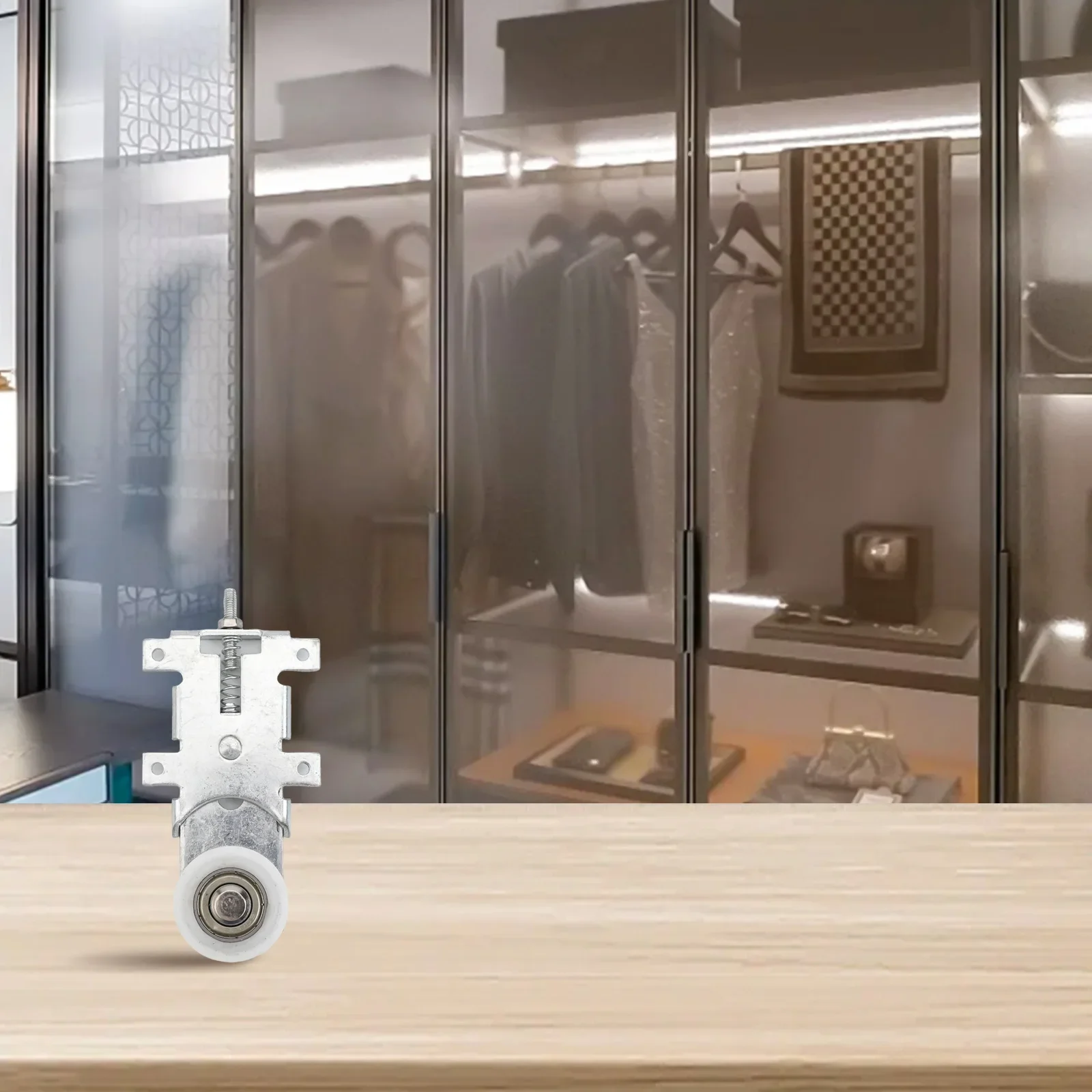 Show As The Picture Cabinet Doors Pulley Cabinet Door Roller Hardware Smooth Glide Mechanism Long-lasting Performance