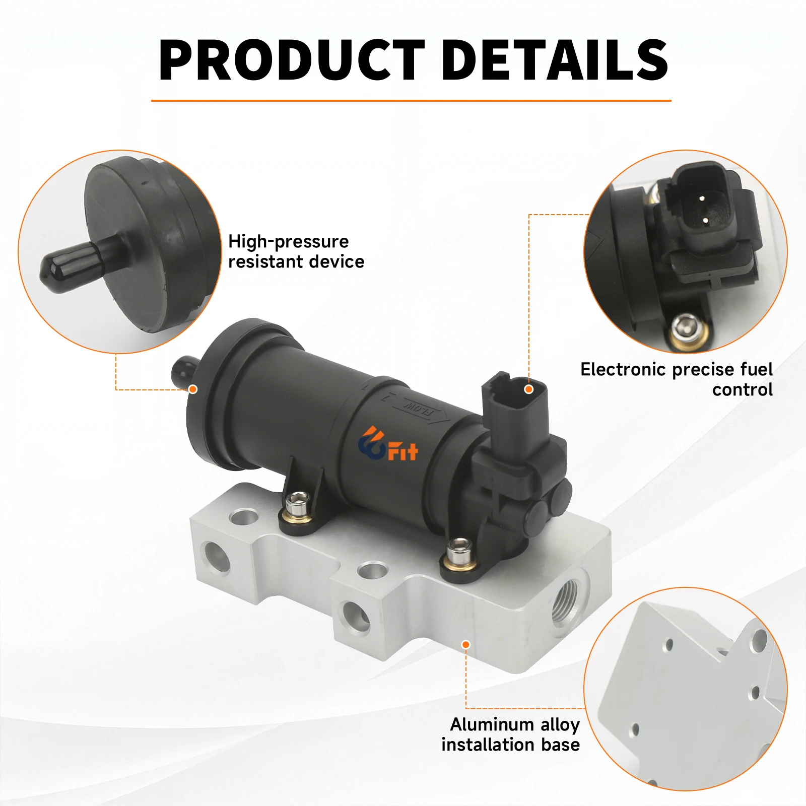446-5409 Fuel Transfer Pump 24V for Caterpillar CAT C4.4 C6.6 C7.1 312E 312F 313F 320E 320F Tractor Loader  Excavator 4465409