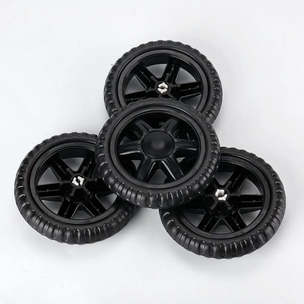 2PCS Rubber Replacement Parts Accessories 5 Inch Dia Shopping Cart Wheels Travelling Trolley Caster Children'S  Wheel