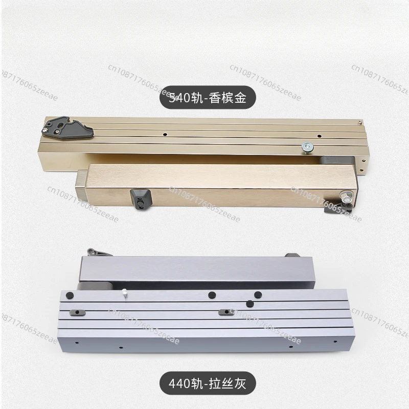 Flat Folding Dining Table Slide Rail Multifunctional Concealed Dining Drawer with Feet Retractable Rail Hardware Accessories