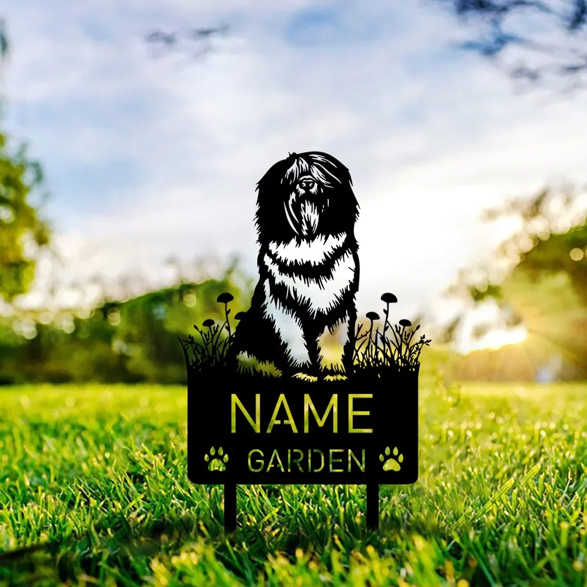 Remember Your Faithful Pup! Personalized Name Sign on Stake. A Remembrance Decor for The Garden, Celebrating Canine Loyalty.