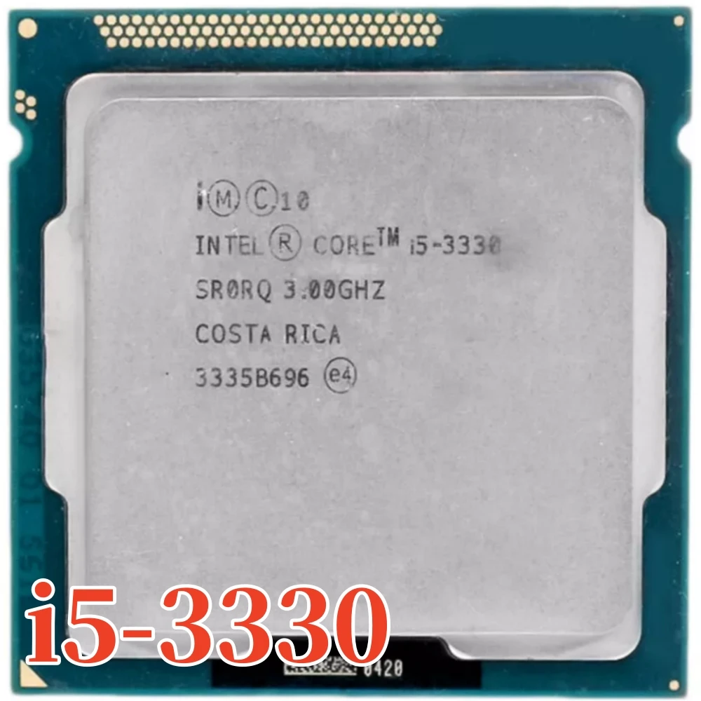 Original Intel i5-3330 i5 3330 3.2GHz CPU 6M LGA1155 77W desktop Quad-Core Free shipping ship out within 1 day