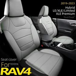 for 2026 toyota rav4 seat cover 2019 2020 2021 2022 2023 2024 leather seat covers full set Hybrid LE XLE Limited Premium