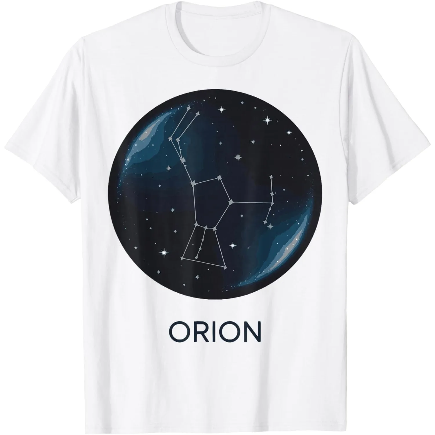 

Orion Constellation Graphic Tee Men's Pure Cotton Breathable Round Neck Short Sleeve T-Shirt