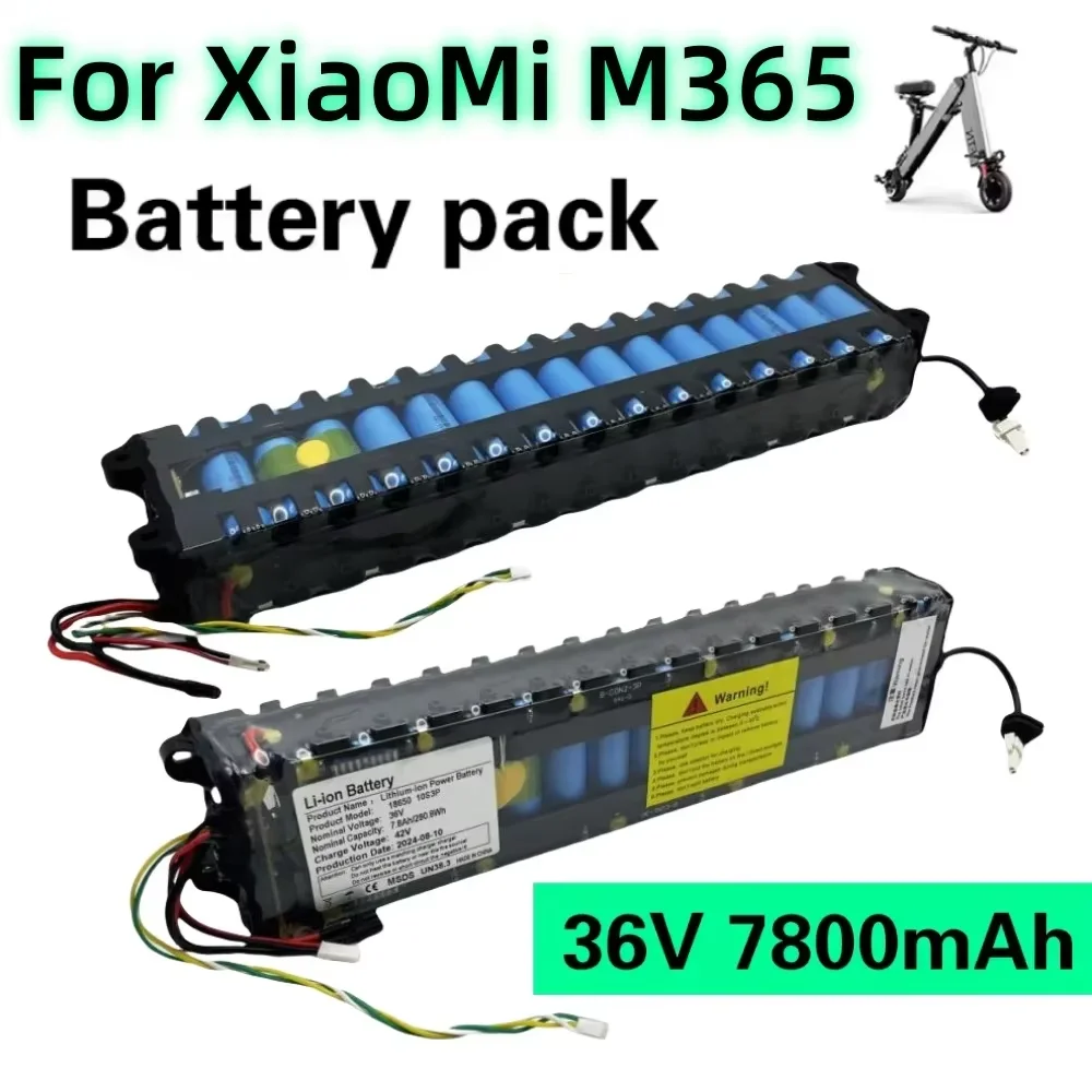

36V 7800mAh 18650 Li-Ion Battery 10S3P for XIAOMI M365 1S Mijia pro Battery Pack with Bluetooth Communication