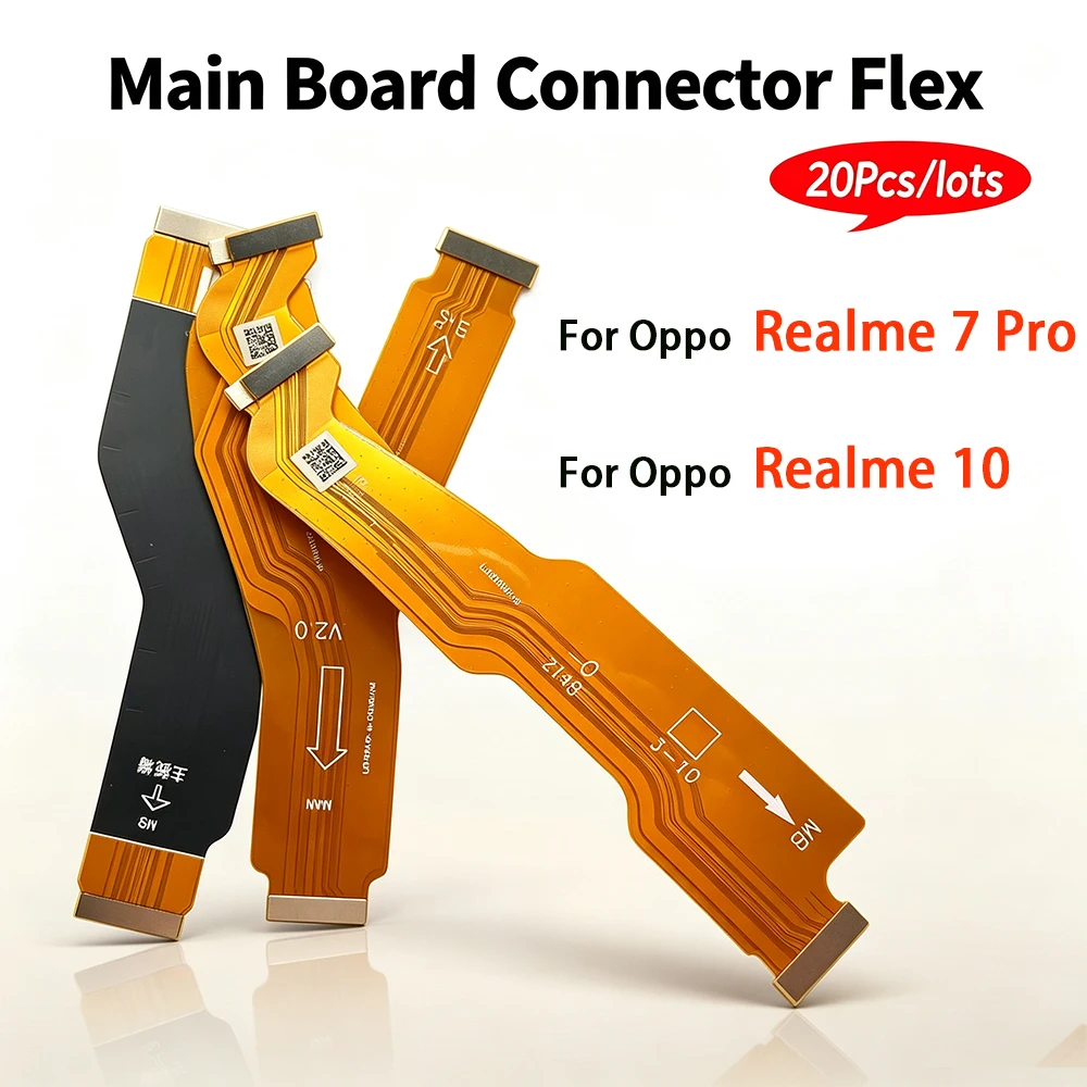 20Pcs，Motherboard FPC Main Board Connector Flex Cable For Oppo Realme 2 C1 3 5 6 7 7i 8i 9 9i 10 C25 C35