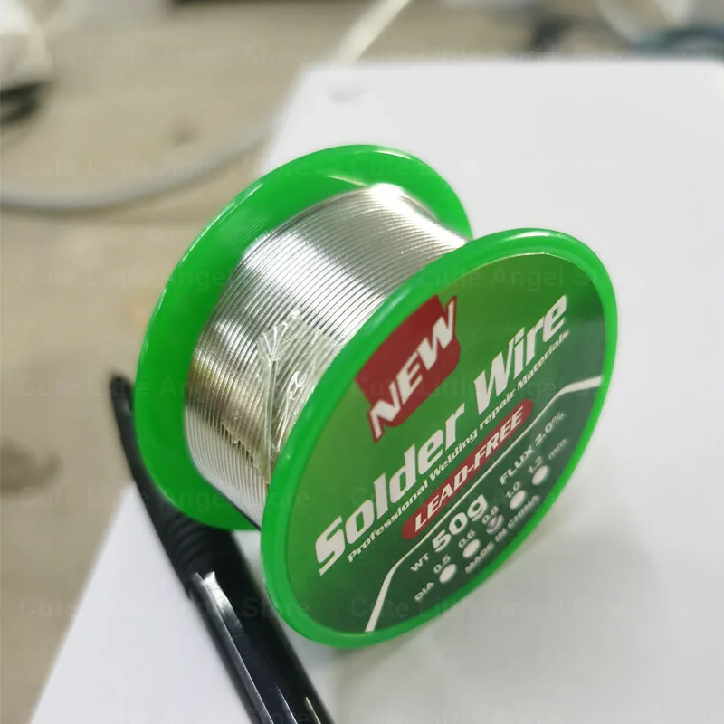 100/20g Lead-free No-clean High Purity Solder Wire Tin Low Melting Point Degrees Solder Wire for Electronic Repair Sn99.3cu0.7
