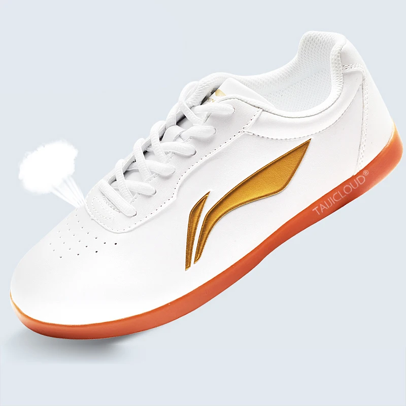 Sapatos masculinos de tai chi com sola de tendão de boi para prática de ba duan jin, sapatos de artes marciais para treinamento de kung fu feminino para fitness wushu